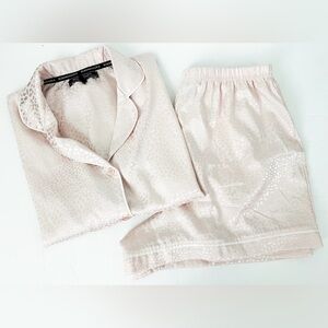 BCBGMaxazria Light Pink Pajama Set Size Large